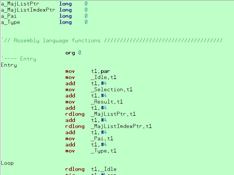 Mahjong Console Assembly Coding